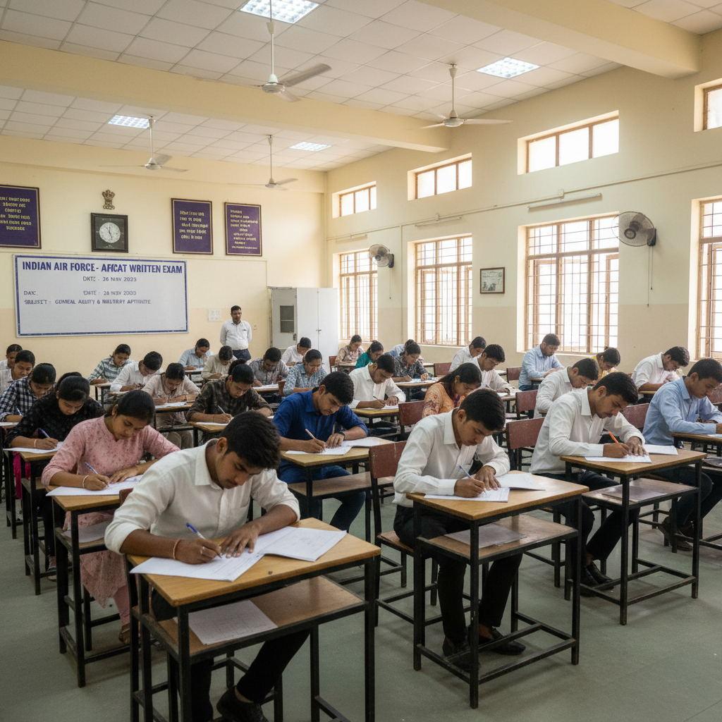 AFCAT 2 2026 exam hall Indian Air Force candidates