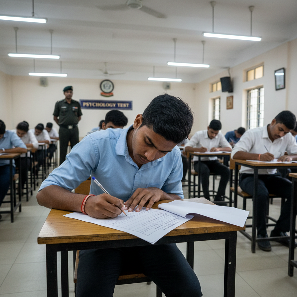 SSB psychology test candidates writing WAT TAT PPDT SDT 2026